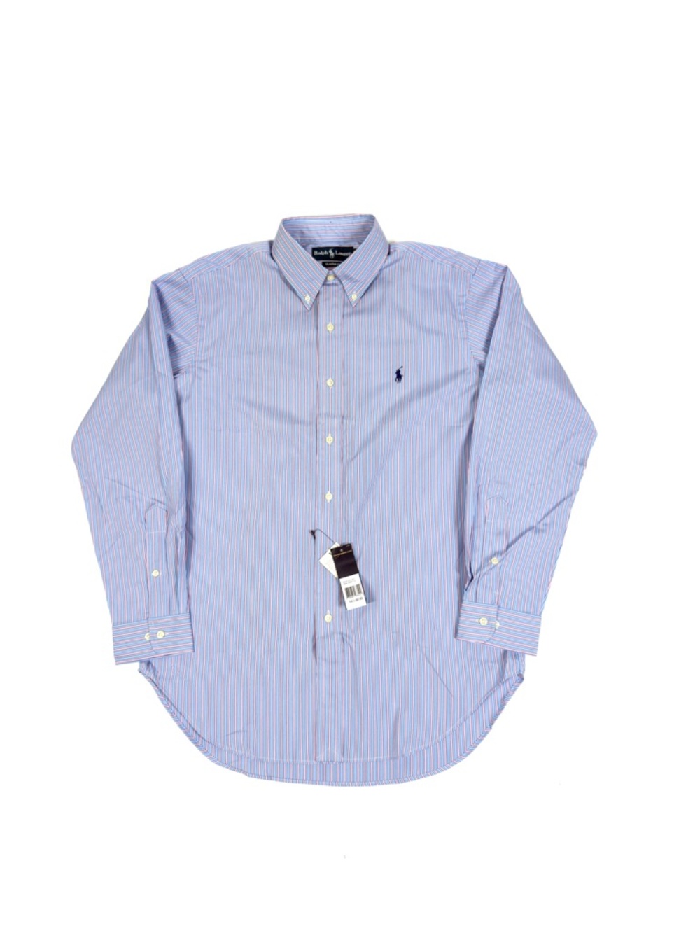 Ralph Lauren Classic Fit Mens 15 1/2 32/33 Button-Down Shirt Blue Pinstripe NWT